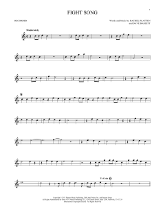 Fight Song von Rachel Platten (Download) 