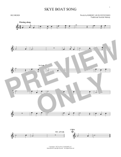 Skye Boat Song von Robert Louis Stevenson (Download) 