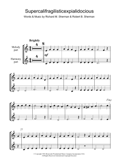 Supercalifragilisticexpialidocious von Julie Andrews (Download) 