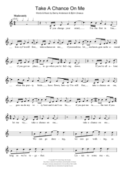 Take A Chance On Me von ABBA (Download) 