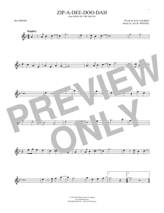 Zip-A-Dee-Doo-Dah von Ray Gilbert (Download) 