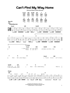 Can't Find My Way Home von Eric Clapton (Download) 