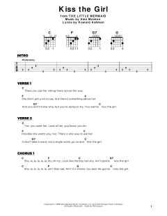 Kiss The Girl von Alan Menken (Download) 