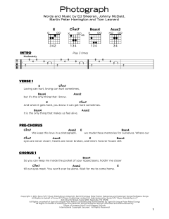 Photograph von Ed Sheeran (Download) 
