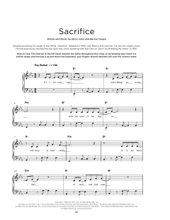 Sacrifice von Elton John (Download) 