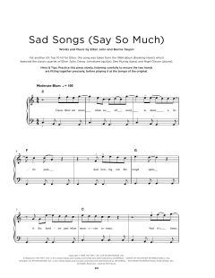 Sad Songs von Elton John (Download) 