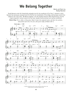 We Belong Together von Randy Newman (Download) 