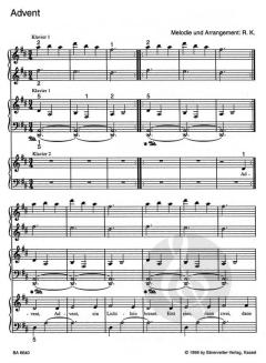 Die Klavierkiste Band 2: Weihnachten von Rudolf Kitzelmann im Alle Noten Shop kaufen