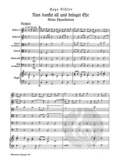 Nun danket all und bringet Ehr' von Hugo Distler (Download) 