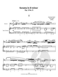 Sonata in D minor op. 2 No. 5 von Antoine Dard (Download) 