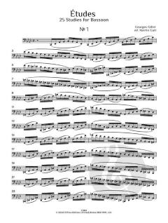 Études for Bassoon von Georges Gillet 