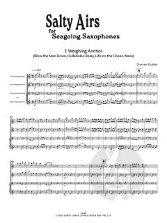 Salty Airs for Seagoing Saxophones von Duncan Stubbs (Download) 