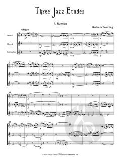 3 Jazz Etudes von Graham Powning 