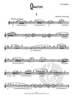 Quartet for 4 Cors Anglais von Graham Powning (Download) 