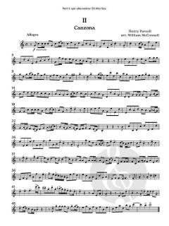Baroque Saxes 4 von Henry Purcell (Download) 