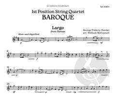 1st Postition String Quartet: Baroque von Georg Friedrich Händel 
