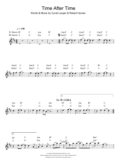 Time After Time von Cyndi Lauper (Download) 