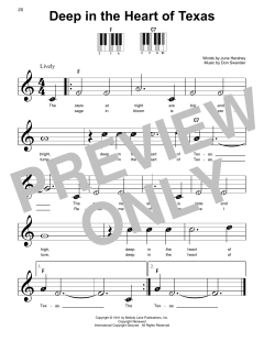 Deep In The Heart Of Texas von Don Swander (Download) 