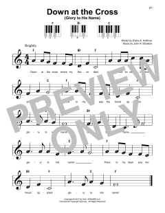 Down At The Cross von Elisha A. Hoffman (Download) 