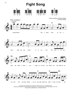 Fight Song von Rachel Platten (Download) 