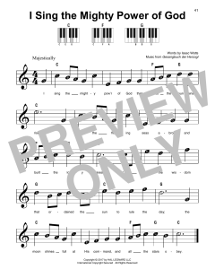 I Sing The Mighty Power Of God von Isaac Watts (Download) 
