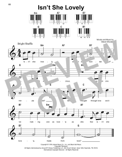 Isn't She Lovely von Stevie Wonder (Download) 
