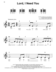 Lord, I Need You von Matt Maher (Download) 