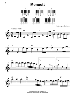 Menuett von Ludwig van Beethoven (Download) 