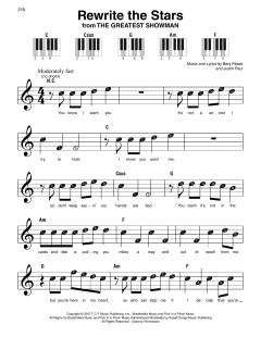 Rewrite The Stars von Benj Pasek (Download) 