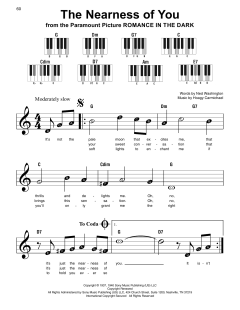 The Nearness Of You von Ned Washington (Download) 