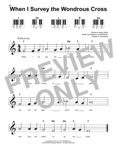 When I Survey The Wondrous Cross von Lowell Mason (Download) 