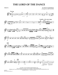 The Lord of the Dance - Violin 2 von Ronan Padraig Hardiman (Download) 