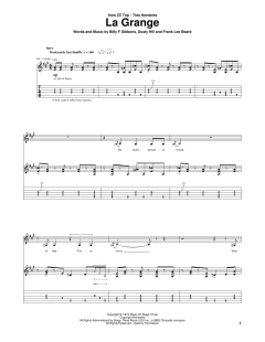 La Grange von ZZ Top (Download) 