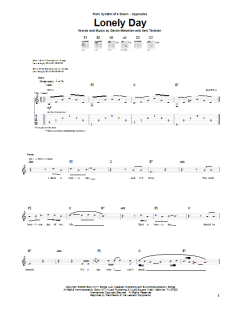Lonely Day von System Of A Down (Download) 