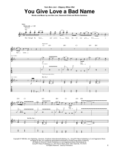 You Give Love A Bad Name (Download) 