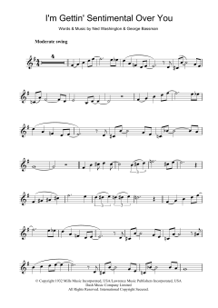 I'm Gettin' Sentimental Over You (Download) 