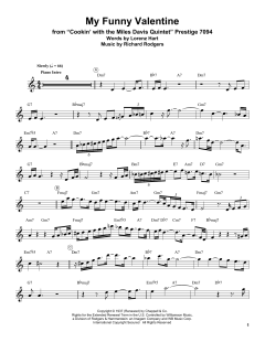 My Funny Valentine (Download) 