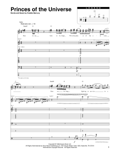 Princes Of The Universe (Download) 
