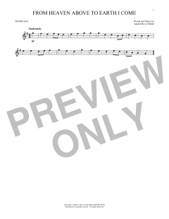 From Heaven Above To Earth I Come (Download) 
