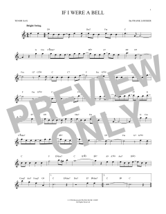 If I Were A Bell (Download) 