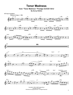Tenor Madness (Download) 