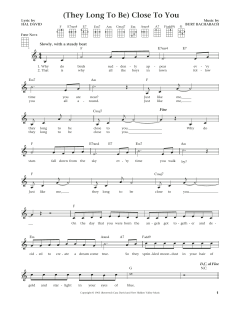 (They Long To Be) Close To You von The Carpenters (Download) 