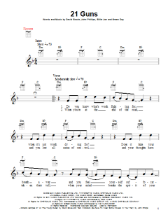 21 Guns von Green Day (Download) 