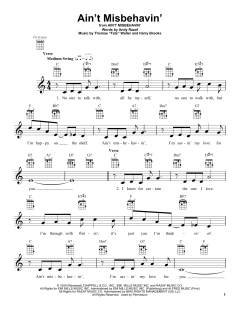 Ain't Misbehavin' von Thomas "Fats" Waller (Download) 