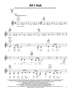 All I Ask von Adele (Download) 