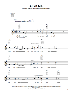 All Of Me von Gerald Marks (Download) 