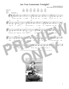 Are You Lonesome Tonight? von Elvis Presley (Download) 
