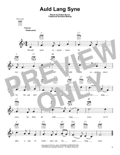 Auld Lang Syne von Robert Burns (Download) 