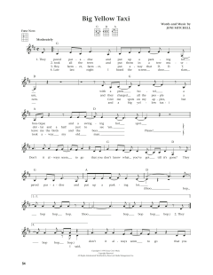 Big Yellow Taxi von Joni Mitchell (Download) 