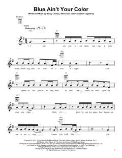 Blue Ain't Your Color von Keith Urban (Download) 